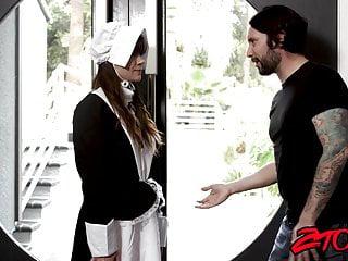 Amish Alison Rey fickt Stiefbruder nach Blowjob